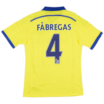 2014-15 Chelsea Player Issue Away Shirt Fabregas #4 (L)