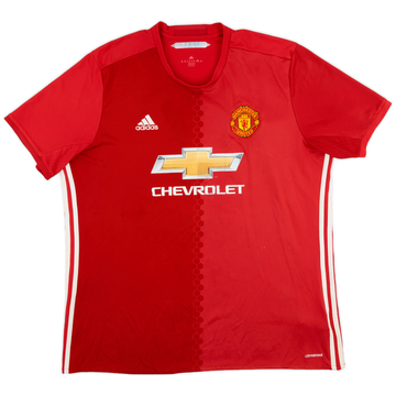 2016-17 Manchester United Home Shirt - 5/10 - (XXL)