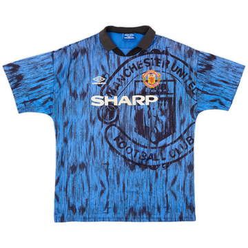 1992-93 Manchester United Away Shirt - 7/10 - (XL)