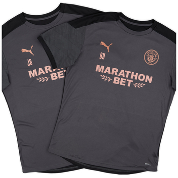 2020-21 Manchester City Staff Issue Training Shirt # - 7/10