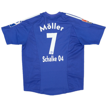 2002-04 Schalke Home Shirt Moller #7 - 6/10 - (XL.Boys)