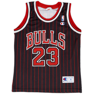 1995-97 Chicago Bulls Jordan #23 Champion Alternate Jersey - 7/10 - (S)
