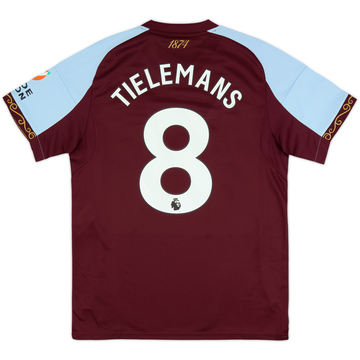 2025-26 Aston Villa Home Shirt Tielemans #8