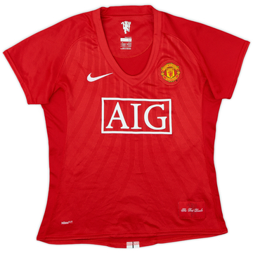 2007-09 Manchester United Home Shirt - 6/10 - (Women's M)