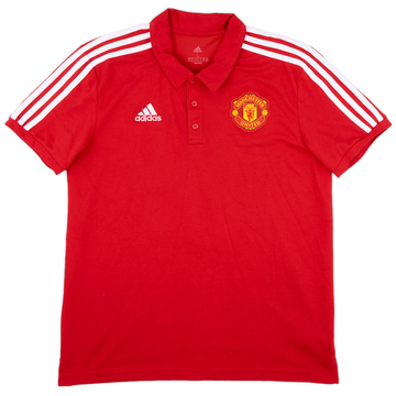 2020-21 Manchester United adidas Polo Shirt - 9/10 - (L)