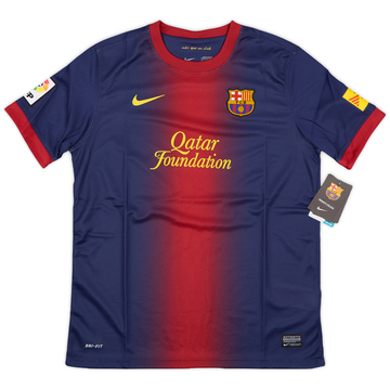 2012-13 Barcelona Home Shirt (XL.Boys)