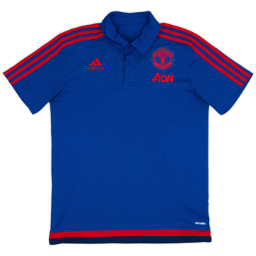 2015-16 Manchester United adidas Polo Shirt - 9/10 - (M)