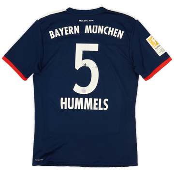2017-18 Bayern Munich Away Shirt Hummels #5 - 5/10 - (S)
