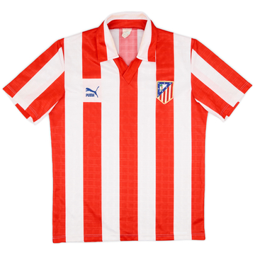 1992-93 Atletico Madrid Home Shirt - 6/10 - (M)