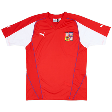 2004-05 Czech Republic Basic Home Shirt - 5/10 - (L)