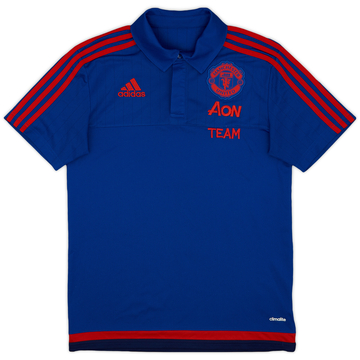 2015-16 Manchester United adidas Polo Shirt - 7/10 - (S)