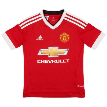 2015-16 Manchester United Home Shirt - 7/10 - (S.Boys)