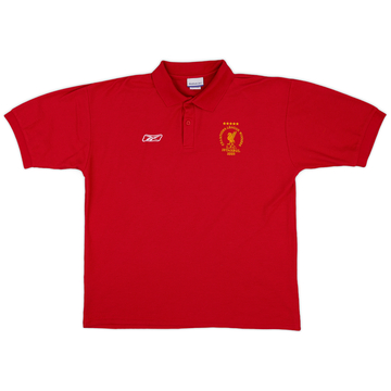 2005-06 Liverpool 'CL Winners' Reebok Polo Shirt - 8/10 - (L)