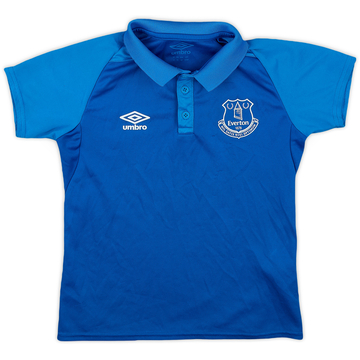 2019-20 Everton Umbro Polo Shirt - 7/10 - (S.Boys)