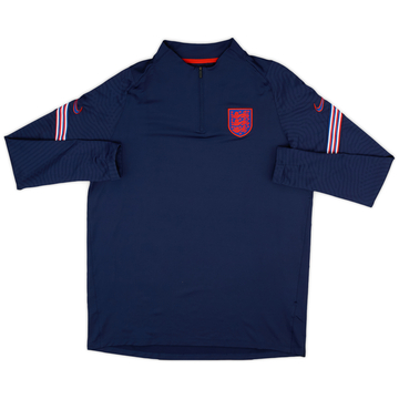 2020-21 England Nike 1/4 Zip Training Top - 9/10 - (XL)