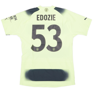 2022-23 Manchester City Match Issue FA Cup Third Shirt Edozie #53
