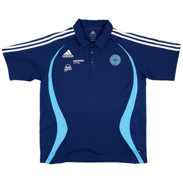 2007-08 Denmark adidas Polo Shirt - 9/10 - (L)