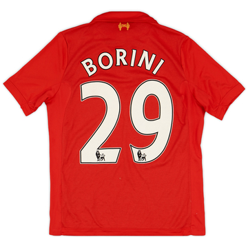 2012-13 Liverpool Home Shirt Borini #29 - 6/10 - (XL.Boys)
