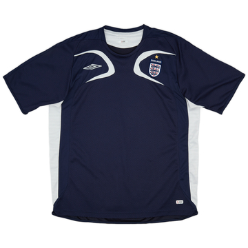 2005-06 England Umbro Training Shirt - 9/10 - (XL)