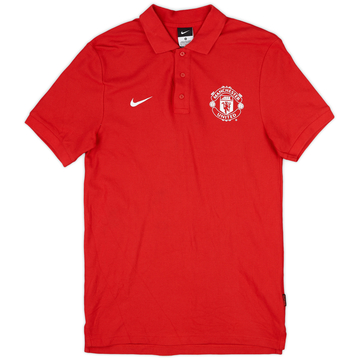 2013-14 Manchester United Nike Polo Shirt - 9/10 - (M)