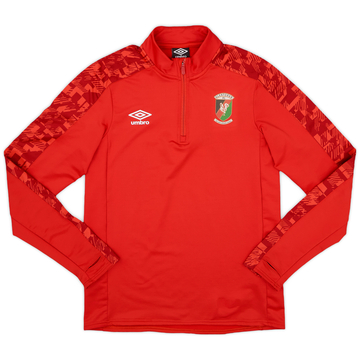 2020-21 Glentoran Umbro 1/4 Zip Training Top - 8/10 - (S)