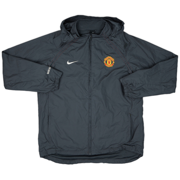 2004-05 Manchester United Nike Hooded Rain Jacket - 5/10 - (M)