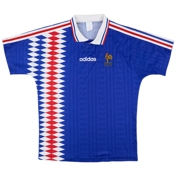 1994-96 France Home Shirt - 9/10 - (M/L)