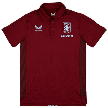2022-23 Aston Villa Castore Polo Shirt - 8/10 - (S)
