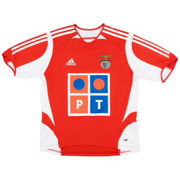 2005-06 Benfica Home Shirt - 8/10 - (L.Boys)