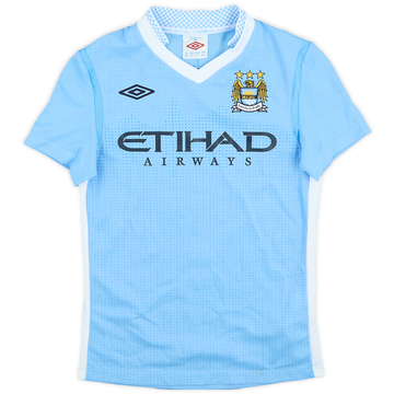 2011-12 Manchester City Home Shirt - 6/10 - (S.Boys)