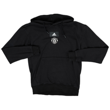 2022-23 Manchester United adidas Hooded Sweat Top - 9/10 - (XS)
