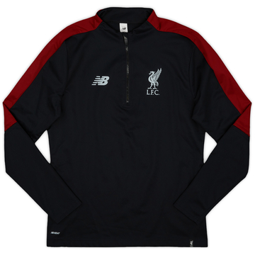 2018-19 Liverpool New Balance 1/4 Zip Drill Top - 9/10 - (M)