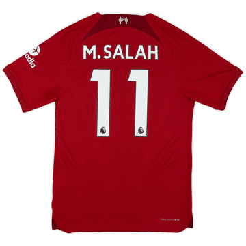 2022-23 Liverpool Authentic Home Shirt M.Salah #11 - 9/10 - (S)