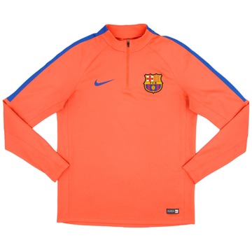 2016-17 Barcelona Nike 1/4 Zip Training Top - 9/10 - (M)
