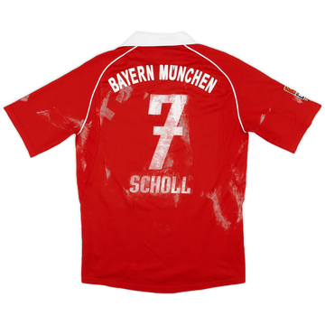2005-06 Bayern Munich Home Shirt Scholl #7 - 4/10 - (S)