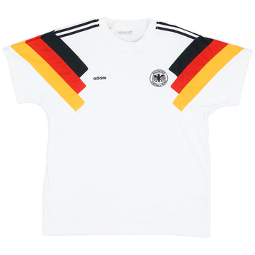 1992-94 Germany adidas Cotton Tee R.Klumpp - 9/10 - (XL.Boys)
