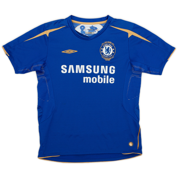2005-06 Chelsea Centenary Home Shirt - 8/10 - (M.Boys)