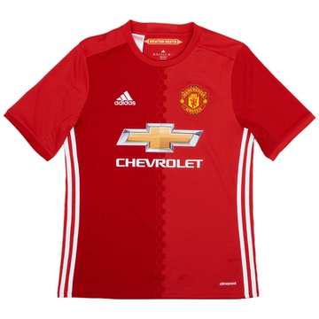 2016-17 Manchester United Home Shirt - 9/10 - (XL.Boys)