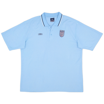 2002-03 England Umbro Polo Shirt - 8/10 - (XL)