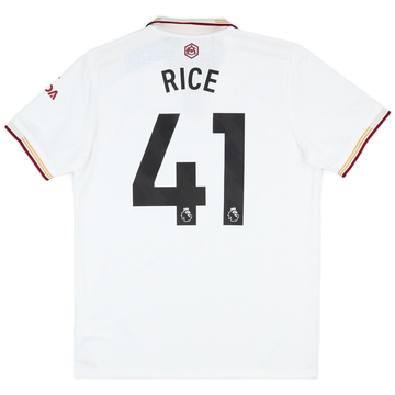 2025-26 Arsenal Authentic Third Shirt Rice #41