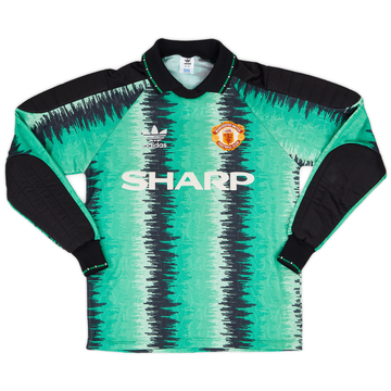 1990-92 Manchester United GK Shirt - 9/10 - (S)