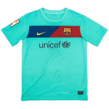 2010-11 Barcelona Away Shirt - 5/10 - (L.Boys)