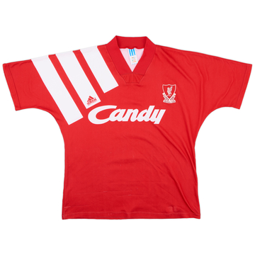 1991-92 Liverpool Home Shirt - 7/10 - (L/XL)