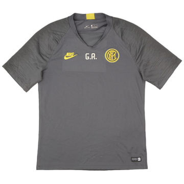 2019-20 Inter Milan Staff Issue 'G.R' Nike Training Shirt - 7/10 - (L)