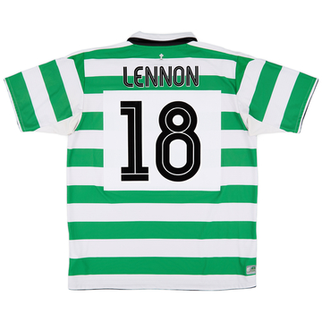 2004-05 Celtic Home Shirt Lennon #18 - 9/10 - (L)