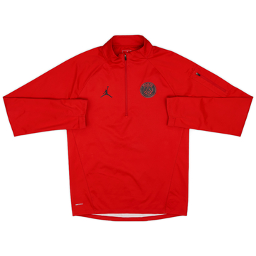 2018-19 Paris Saint-Germain Jordan 1/4 Zip Drill Top - 8/10 - (S)