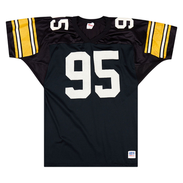 1990-96 Pittsburgh Steelers Lloyd #95 Wilson Jersey (Home) M