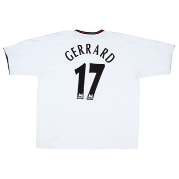 2003-04 Liverpool Away Shirt Gerrard #17 - 7/10 - (XXL)