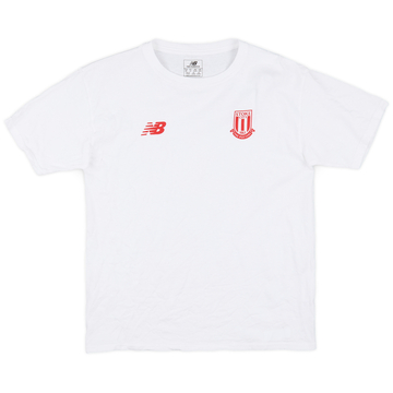 2015-16 Stoke City New Balance Cotton Tee - 8/10 - (XL.Boys)