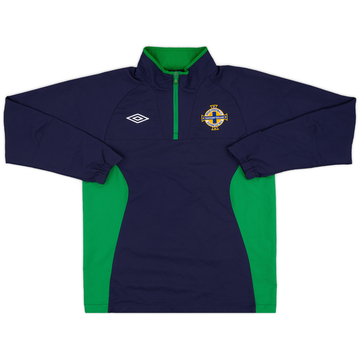 2010-12 Northern Ireland Umbro 1/4 Zip Drill Top - 8/10 - (M)
